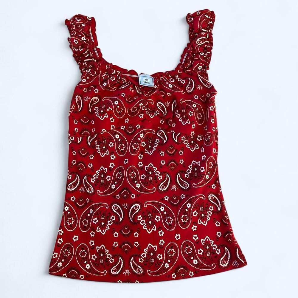 Vintage Women's Red Top